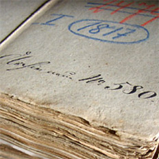 Abbildung eines alten Dokuments