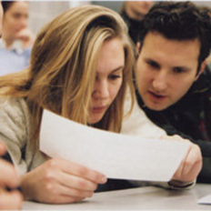 Studierende an der Universität